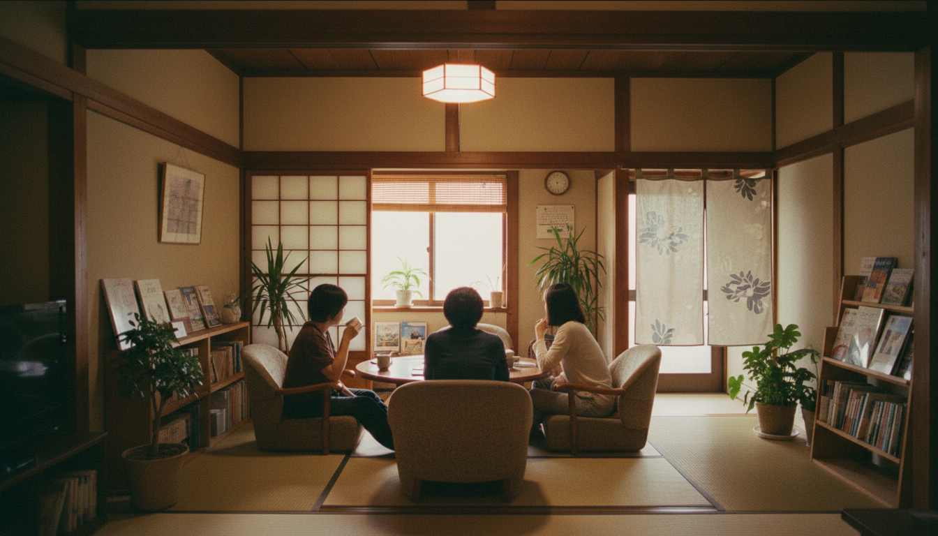 小規模なゲストハウスの温かい雰囲気のイメージ（イメージ画像）